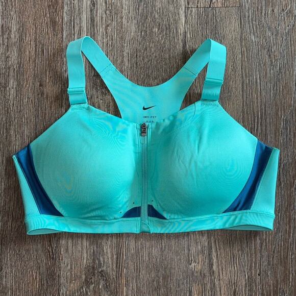Nike Other - Nike 1x Women's Aqua and Navy Sports Bra excellent condition